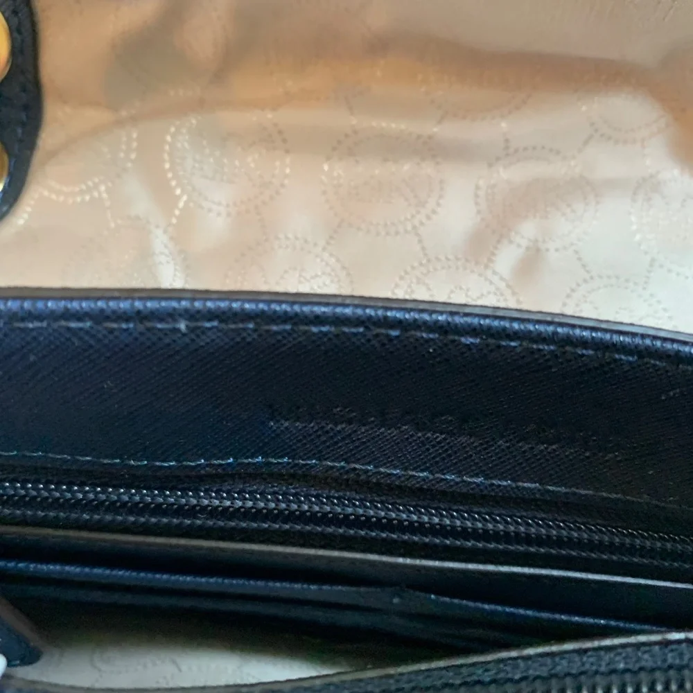 Michael Kors Navy Blue SmallLeather Stud Handbag